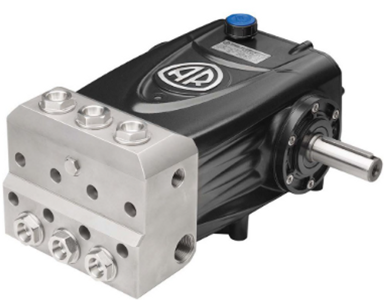 AR Pump RTX-SS100.100N, 26.4 GPM, 1450 PSI, 1450 RPM, 30mm Solid Shaft Triplex Pump
