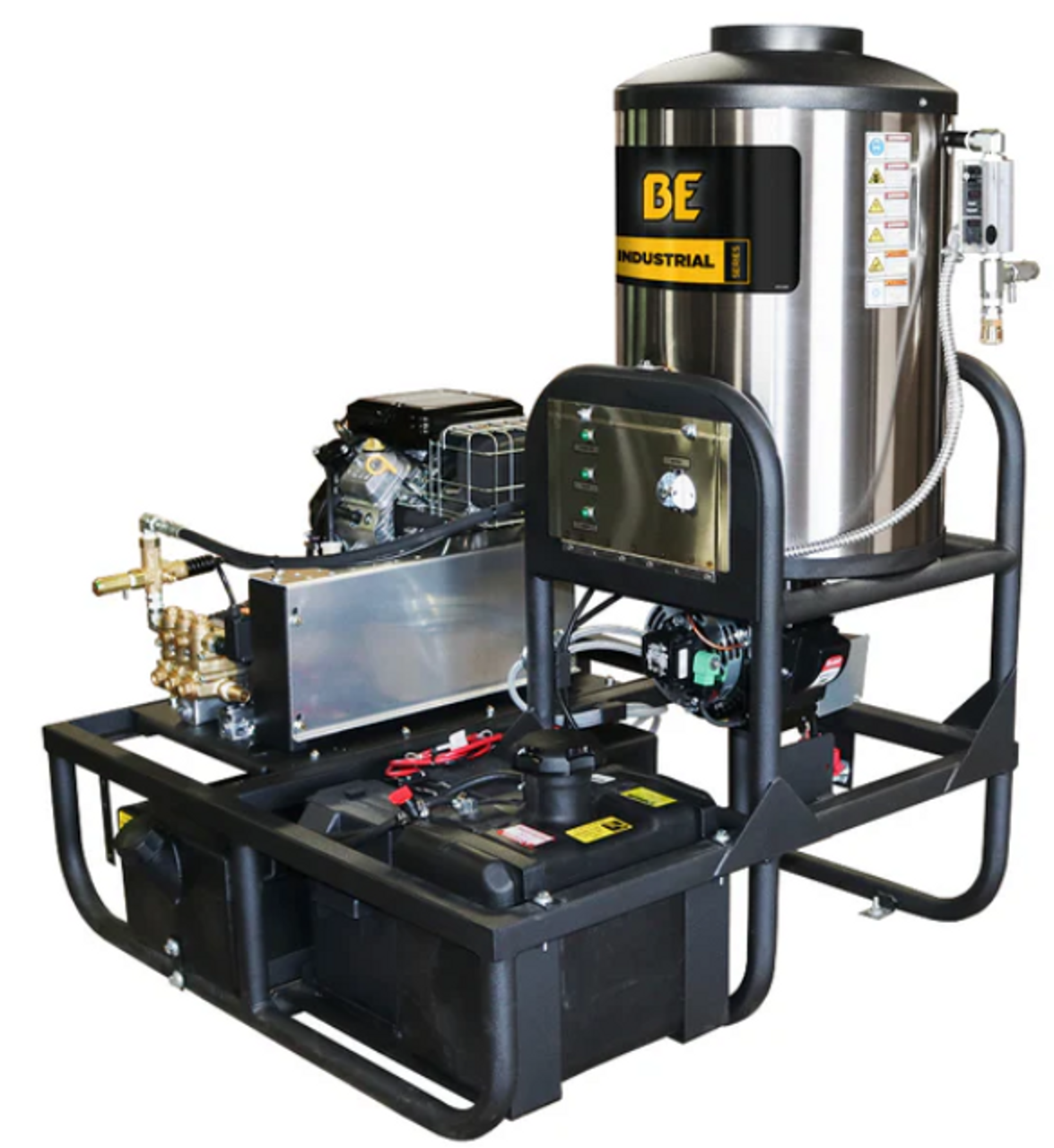 BE Pressure Washer SKID- 3,500 PSI, 5.2 GPM, Hot Water, Honda GX690, Comet Pump, Electric