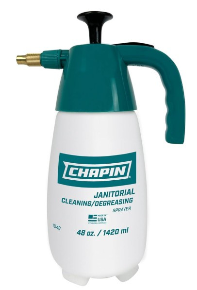 CHAPIN 1046 48-Ounce Industrial Cleaner/Degreaser Handheld Pump Sprayer, 48-Ounce, Translucent White (Single)