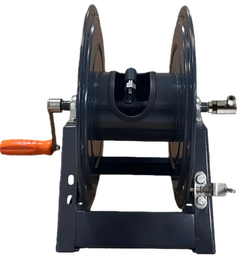 300' Gladiator A-Frame Hose Reel w/ Swivel - Powder Coat, 3/8"