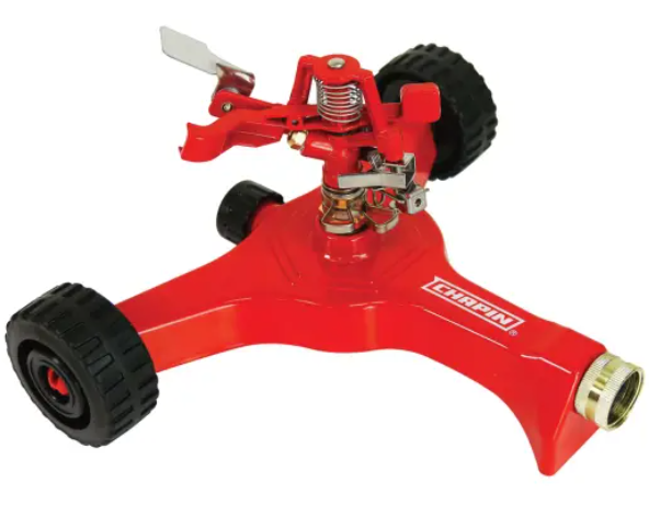 Chapin Adjustable 360° Metal Wheeled Impact Sprinkler (Pack of 6)