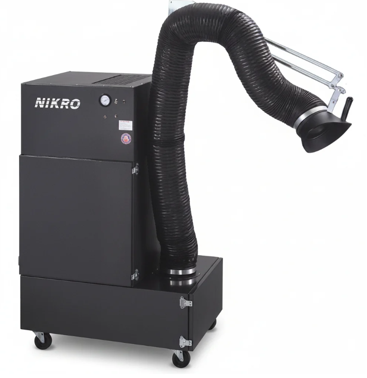 NIKRO -  8" x 10' Self-Supported Hood, Hose & Swivel Arm Assembly (550099)