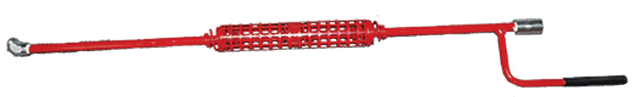 STEAM GUN OPEN SINGLE PIECE 44" LONG, 1/2FPT INLET, 3/8FPT OUTLET
