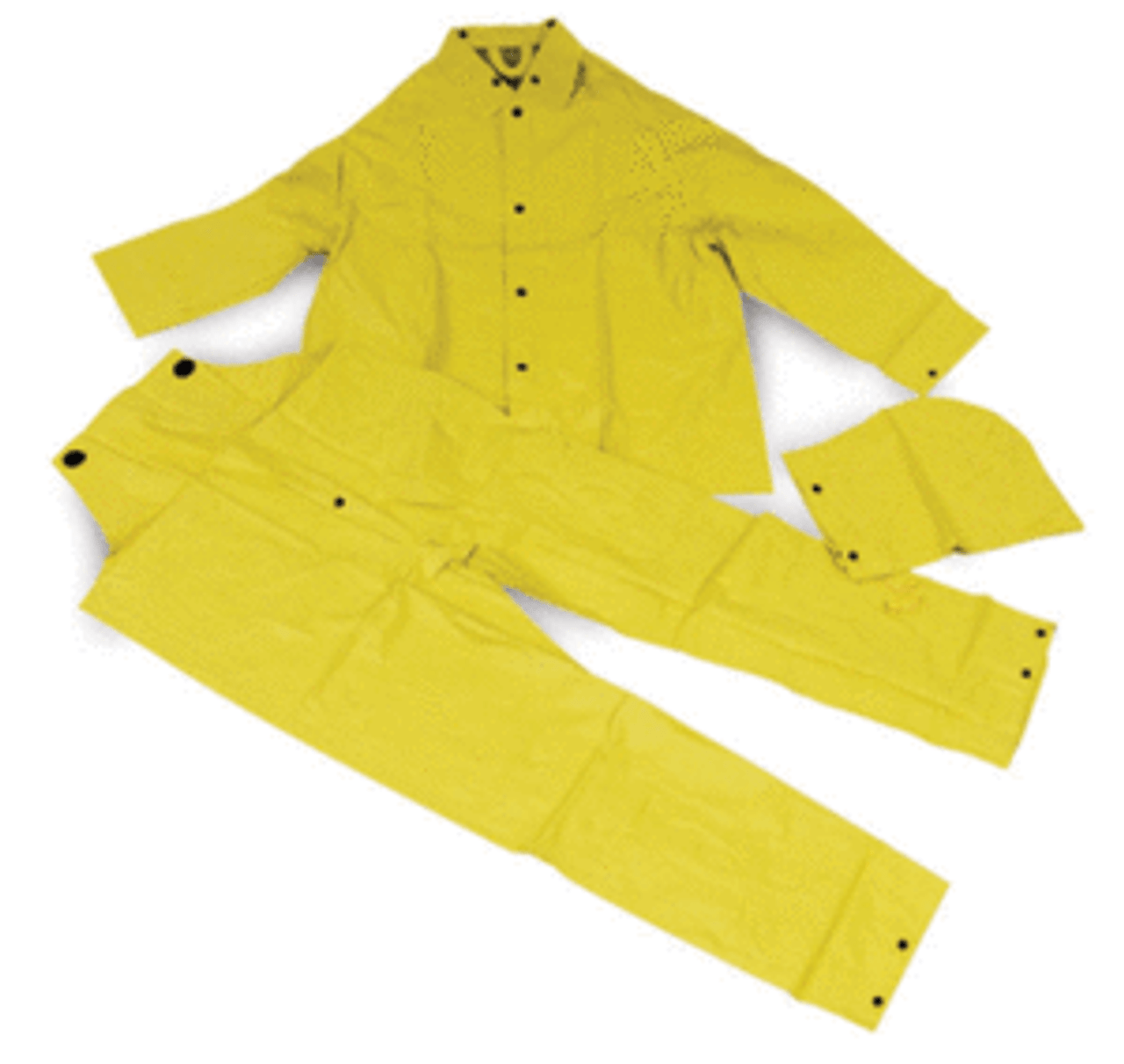 Rainwear Suit Set, Yellow, Large, 25Mil