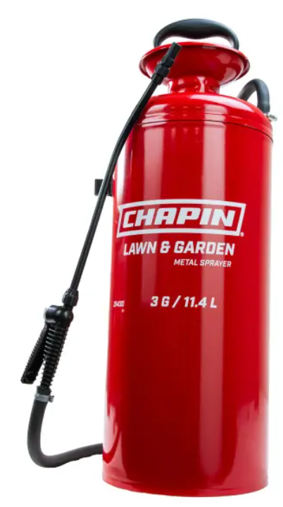 Chapin 31430 3 Gallon Tri-Poxy Steel Lawn & Garden Hand Pump Sprayer