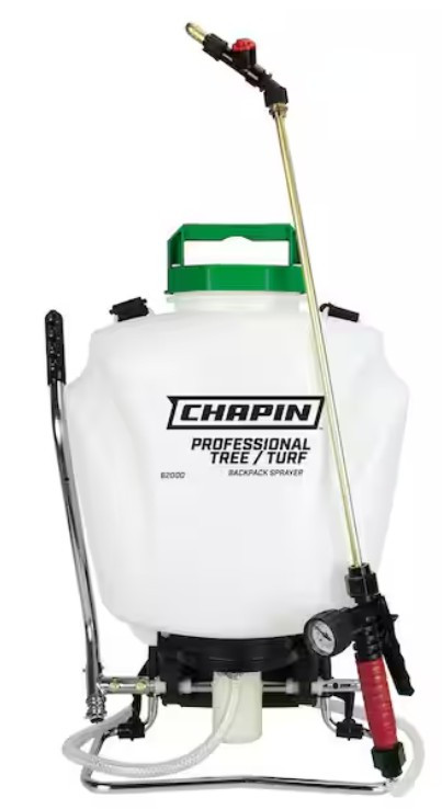 Chapin 62000 - Tree/Turf Pro Commercial Backpack Sprayer, Brass Wand - 4 Gal