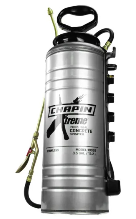 Chapin 19069 Professional 3.5 Gallon Xtreme™ Industrial Concrete Open Head Stainless Steel Pump Sprayer