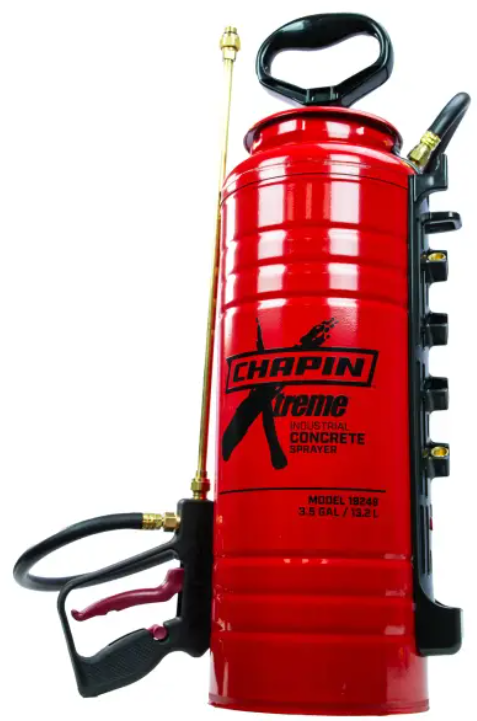 Chapin 19249 Professional 3.5 Gallon Xtreme™ Industrial Concrete Open Head Pump Sprayer with Dripless Spray Wand