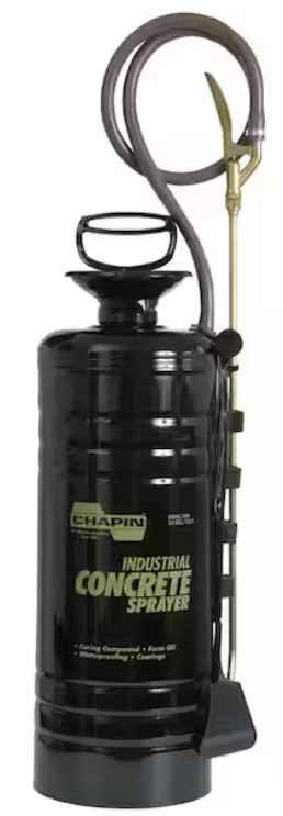 CHAPIN 1449 - Industrial Concrete Sprayer w/ Chem Resistant Seals - 3.5 Gal