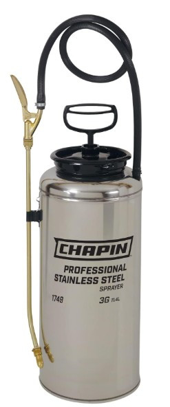 CHAPIN 1749 - Industrial Stainless Steel Sprayer - 3 Gal