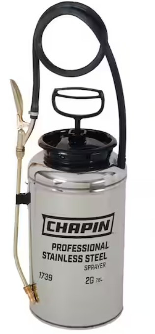 CHAPIN 1739 - Industrial Stainless Steel Sprayer - 2 Gal