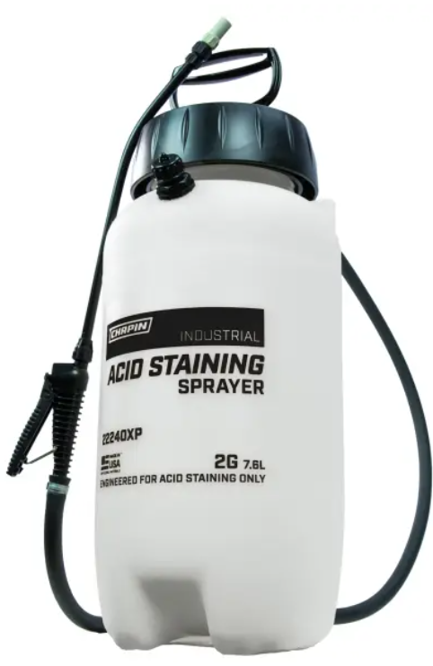 Chapin 22240XP 2 Gallon Industrial Acid Staining Hand Pump Sprayer