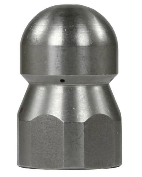 S.S. SEWER NOZZLE 3/8 FPT #5.5 (.8mm orifices)