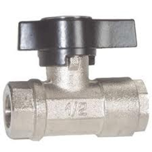 BALL VALVE 3050PSI 1/2 FPT NICKEL PLATED