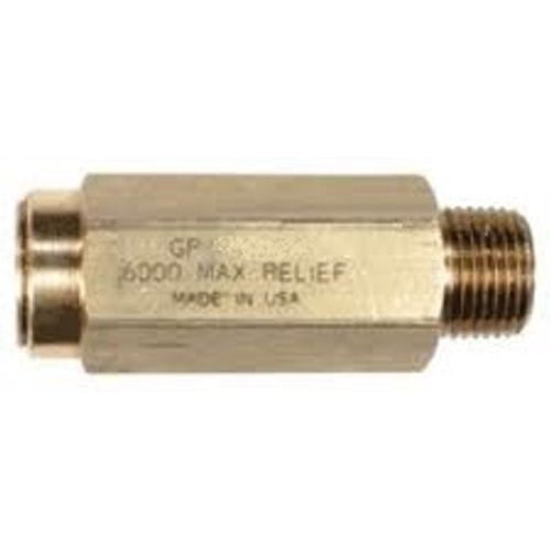 SAFETY RELIEF VALVE 1/2MPT 1000-6000 PSI