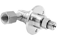 Mosmatic DYF 90 degree Swivel (Rotary Union) Inlet 3/8" NPTF x 3/8" NPTM Out