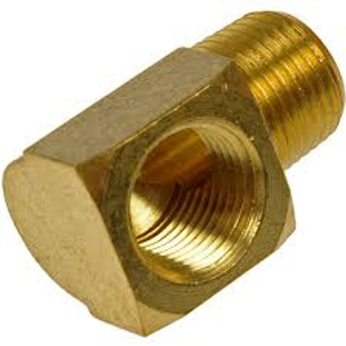 BRASS STREET ELBOW 1/4" 90 DEGREE