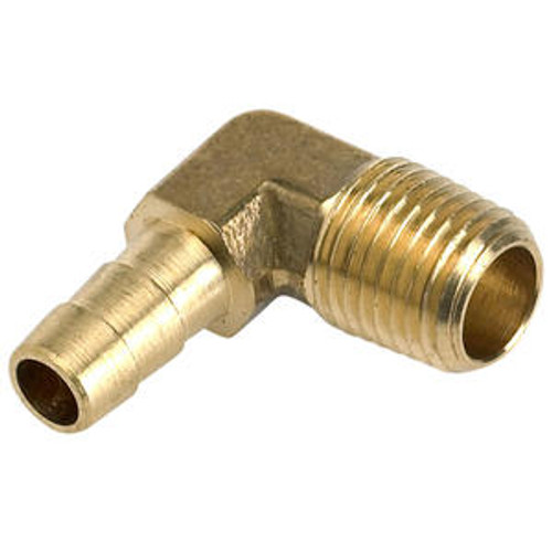 BRASS HOSEBARB 3/4 HOSE X 3/4 MPT ELBOW