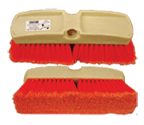 10" SOFT ORANGE WASH BRUSH FOR ACID CLEANING