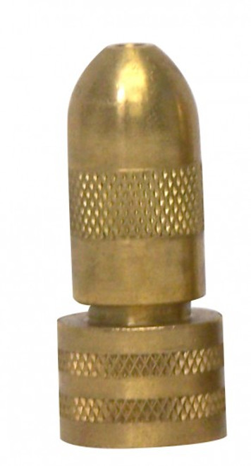 Nozzle - Brass Adjustable Cone For Poly Shut-off