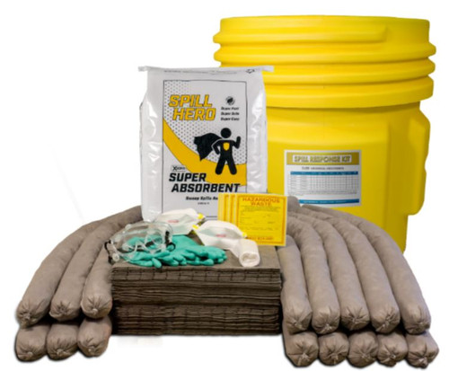 Spill Hero Universal Spill Kit in 65 Gallon Lab Pack Drum