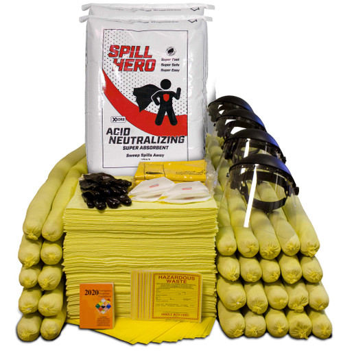 XSORB Spill Hero Acid Neutralizing 95 gal Spill Response Kit