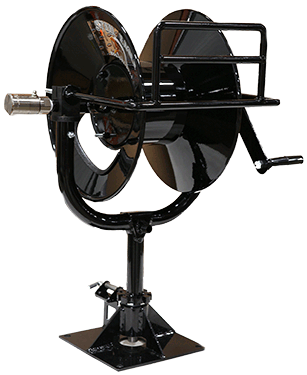 Steel Eagle 200' Swivel Reel w/ Flat Surface Mount (KSE-0209)