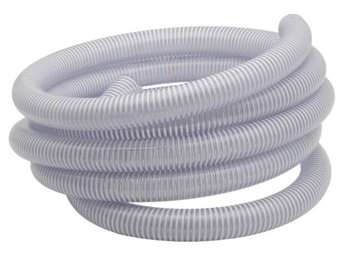 ROLL 1"x 20' PVC Clear/White Suction Hose