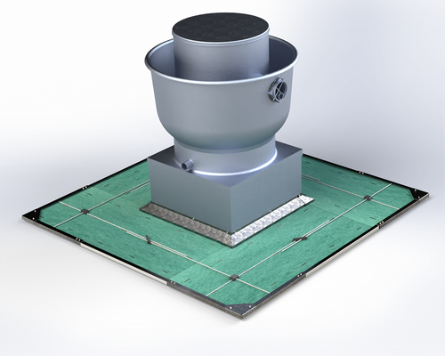 DRIPLOC RT 360 GREASE CONTAINMENT SYSTEM MODEL #4424/3-34 (24" COVERAGE OFF THE FAN CURB) *RESIDENTIAL SHIPPING SURCHARGE* - **FREE SHIPPING TO COMMERCIAL ADDRESS'**