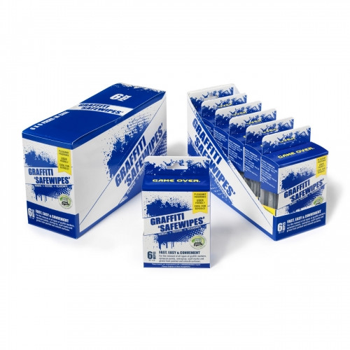 Graffiti Safewipes 6 Pack Graffiti Removal 6 Pack Case Of 6