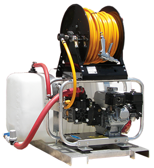 RCS/G1050HH, Pro-ATV Series, Roll Cage Skid Power Unit - Chemical Sprayer, 10.0 GPM,  500 PSI,  GX200 Honda,​ Hypro Gear Drive Pump