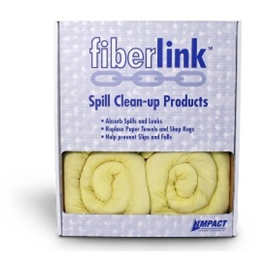 FiberLink Yellow Universal Absorbent Handy Socks in dispenser Box (Box of 4)