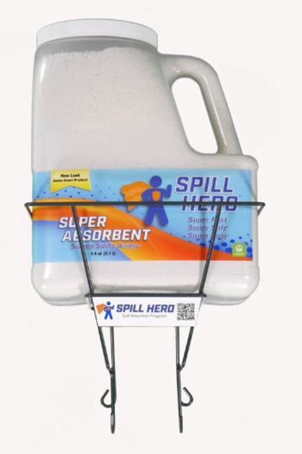 SPILL HERO SPILL STATION WITH ALL-PURPOSE ABSORBENT (Case of 2)