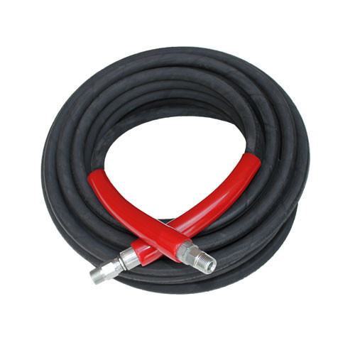 6000 PSI - 3/8'' R2 - 100' (Black) w/ Quick Connects