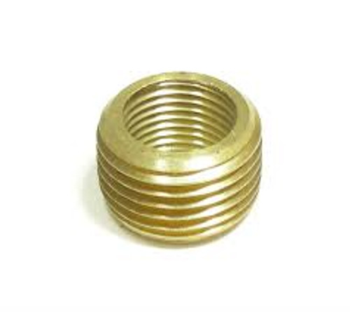 3220H-06-04 Brass Face Bushing, Lead Free, 3/8 M x 1/4 F