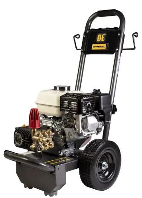 BE - Pressure Washer, Gas GX200, 2700PSI 3GPM, 200CC Honda COM BWDK 124FRM