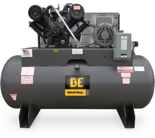 BE - 120 Gallon Compressor, 10HP, 230-1PH, 2Stage, 35CFM