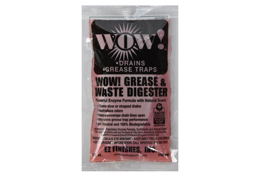 WOW! Grease & Waste Digester, 4 Oz Pouch (Case of 32)