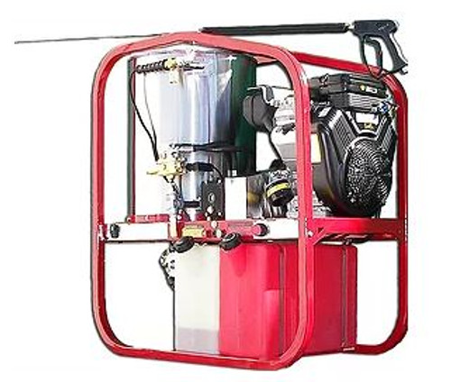 Hot2Go Gas Powered, Direct Drive, 12V, Skid Model (3.5 GPM, 4000PSI, 389 CC, GX390 Honda, AR Pump)