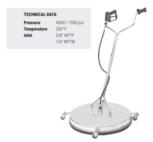 Mosmatic High Pressure Commercial FL-RY 750 30in 80.359