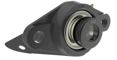 KML Standard 2 Bolt Flange  Bearing, 7/8" Locking Collar, Standard Race SAFT20514
