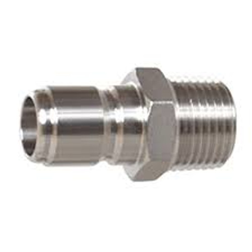 FOSTER QC PLUG 1/8" MPT Steel (Zinc Plated)