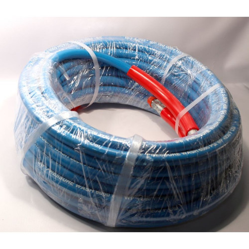 A+ HOSE, 2 wire, Smooth Cover, 3/8"x50', 6000PSI,  BLUE, SOxSW