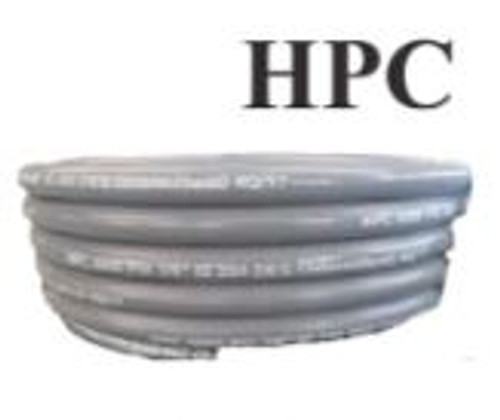 GRAY wrapped cover HOSE, 3/8"x 100' 4000 psi (1 wire braid) 225°F Max - no QC