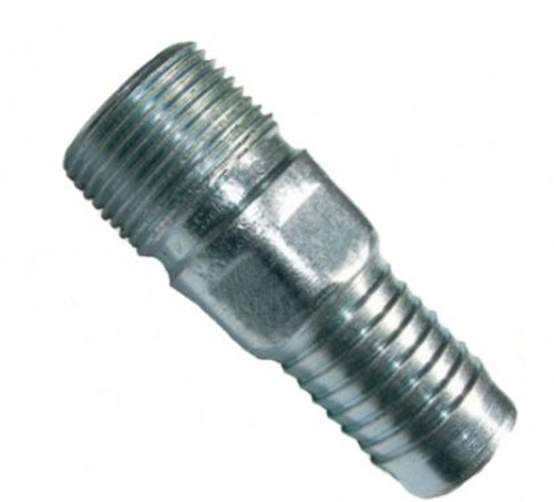 Steel HOSE BARB/NIPPLE -  1 1/2" HOSE x 1 1/2" MPT (Call for Pricing)