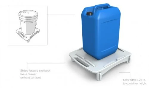 FOAMiT CMS12X12 - Slide out Stand (Holds 12 x 12 Container)