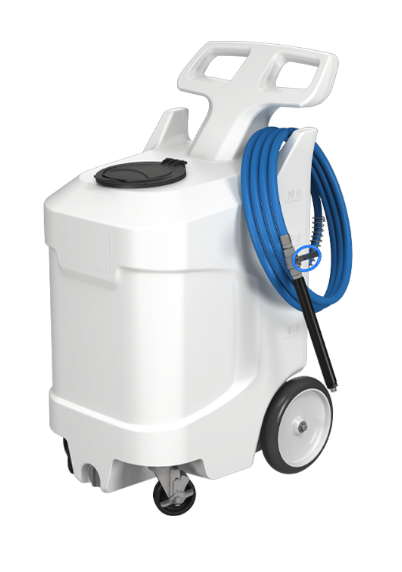 FOAMiT - 30 GAL PORTABLE GEL UNIT-NATURAL-KALREZ - BLUE LID