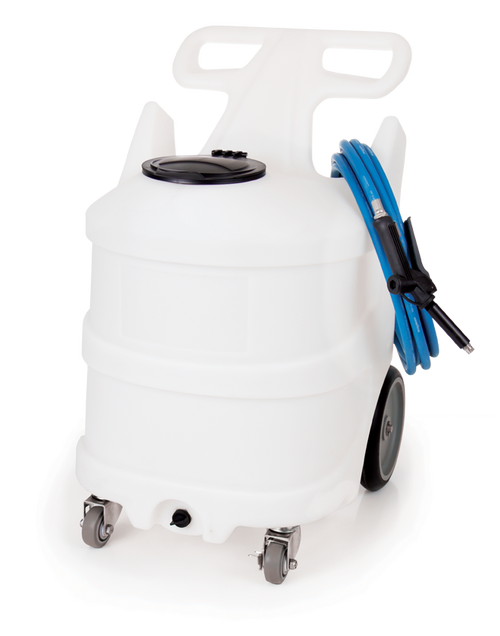 FOAMiT - 25 GAL PORTABLE SPRAY UNIT-NATURAL-SANTO-YELLOW LID