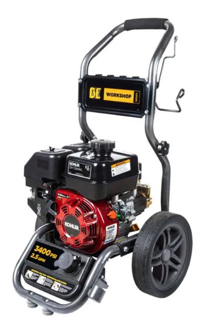 BE - 3,400 PSI - 2.5 GPM Gas Pressure Washer with KOHLER SH270 Engine and AR Axial Pump