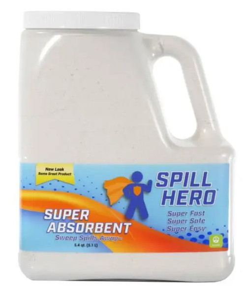 Spill Hero Universal Absorbent, 5.4 Qt. Bottle (Case of 2)